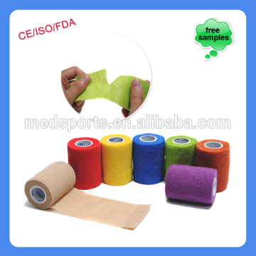 Latex Free Colored Non-woven Self-adhesive Elastic Bandage