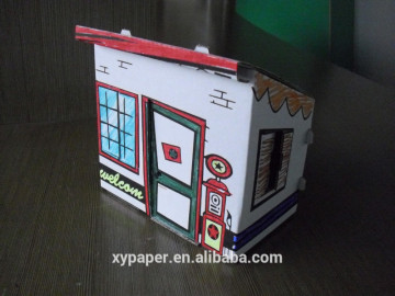 Diy cardboard craft house