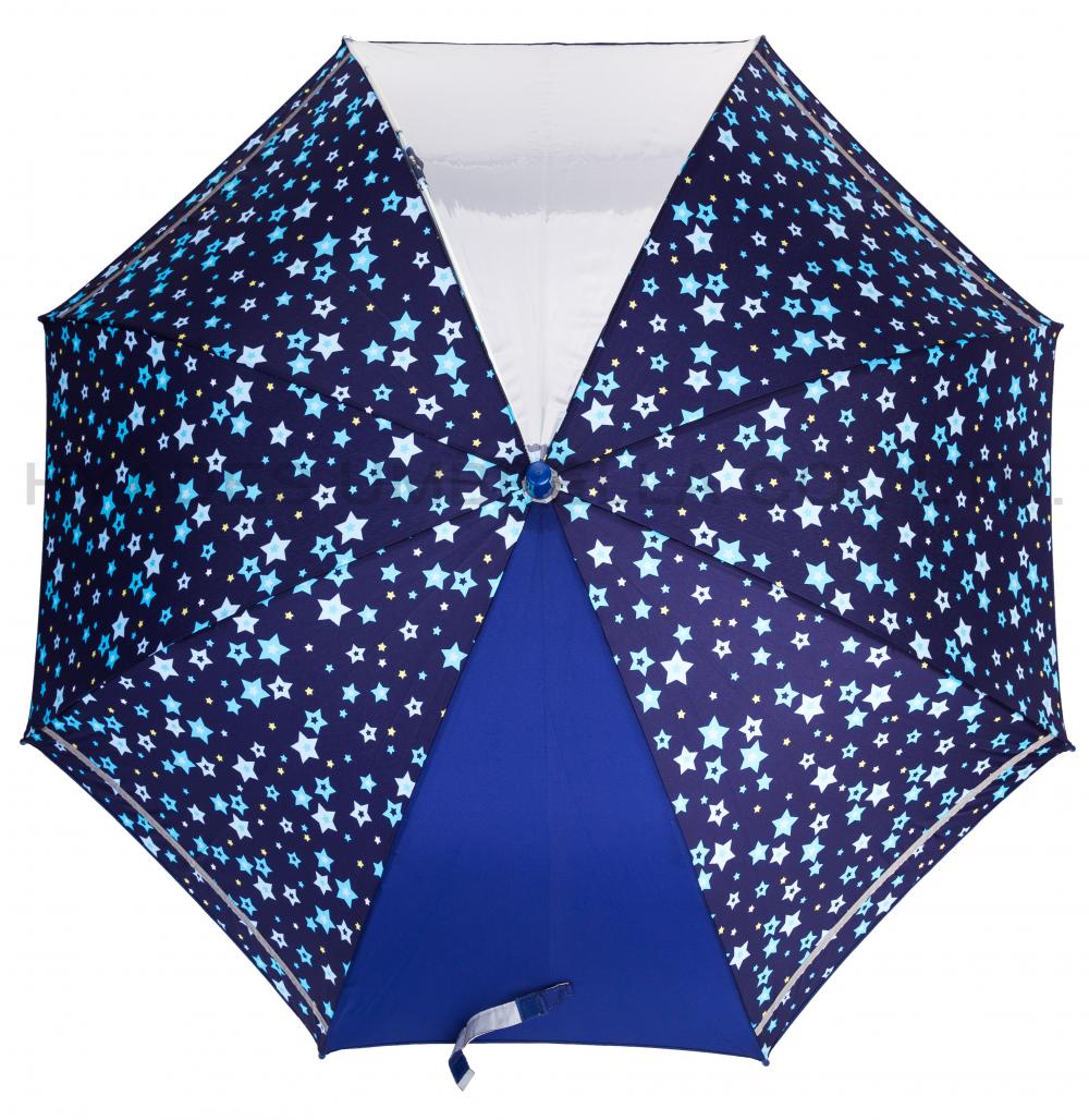 Boy's Reflective Kids Safety Open Umbrella