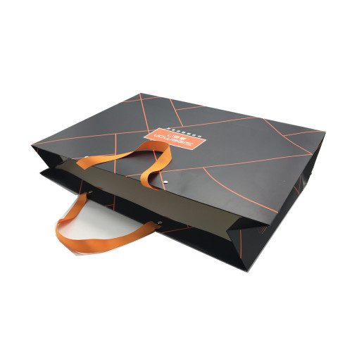 Coated paper offset printing gift handbag