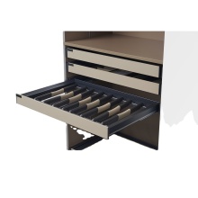 High Quality PU Leather Pants Rack - Wardrobe Trouser Holder