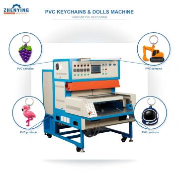 CE Certificated Soft Rubber 3D PVC Keychains Machine