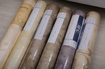 Deep Embossed Flocking Wallcovering , Non-woven And Water-based