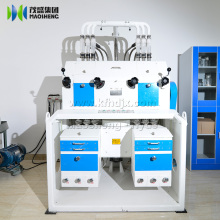 Small Laboratory Rice Maize Wheat Roller Mill Machine
