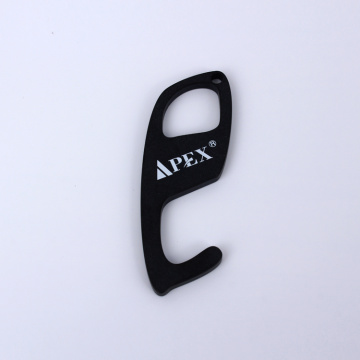 APEX Black Acrylic Door Opener Key Chain