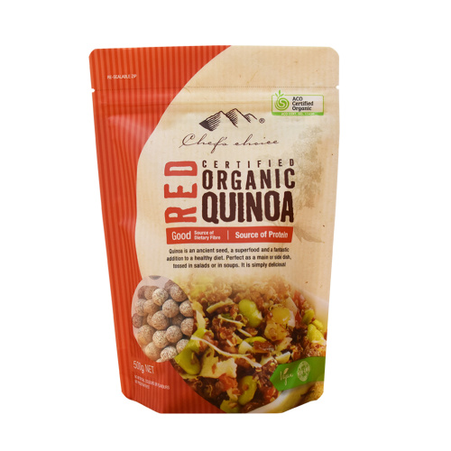 Sachet de superaliments au quinoa et au riz à grains certifiés biologiques