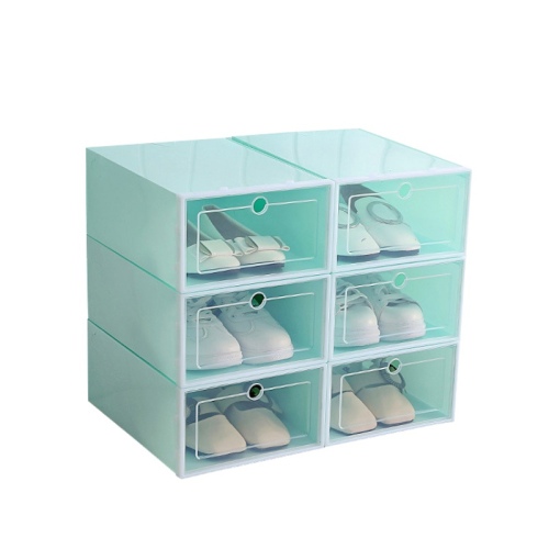 Hot Drawer Organizer Shoe Boxes Stackable Floding DIY Shoe Drawers Storage Container Organizers