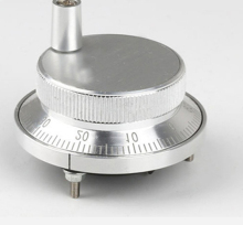 100 ppr CNC Handwheel Encoder 60mm Silver Metal