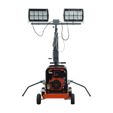 China-Made Cheap Solar Mobile Lighthouse with Generator CE EPA Certified 9m1000w