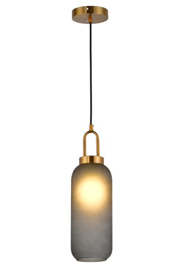 Nordic minimalist creative Smoke grey glass pendant light