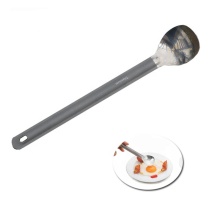 Polishing Camping Titanium Long Spoon