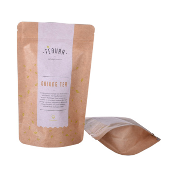 Emballage de grains de café en gros sachet de thé oolong réutilisable