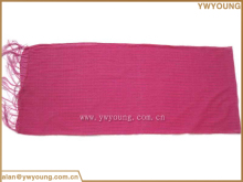 The latest super long thick pink fringed scarves