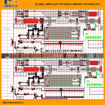 New technological design brick drying chamber brick tunnel kiln design