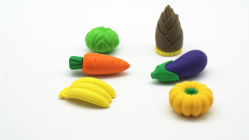 Vegetable Learning Eraser