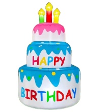 Giant Inflatable Cake for Happy Birthday Party Decoration