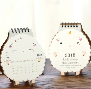 2016 cute monthly calendar wholesale