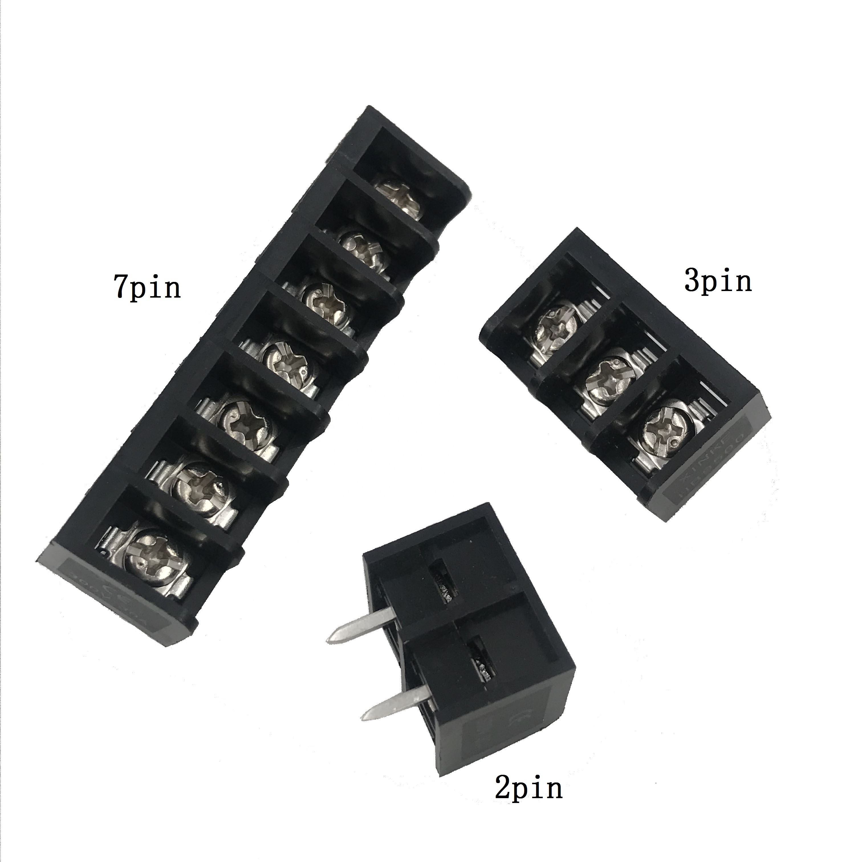 9.5mm ملعب PCB الأسود الحاجز الطرفية الموصل