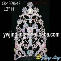 Wholesale Series AB Rhinestone Flower Pageant Crown