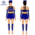 Đồng phục cổ vũ nữ crop top và váy