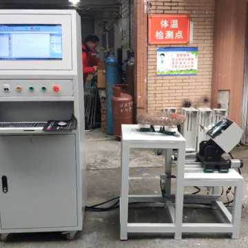 Vertical marking machine with automatic cylinder clamp