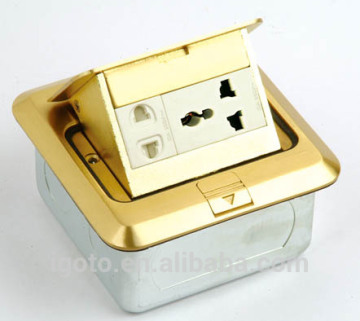 Italy Multi-functional floor socket 2pin socket+MF socket
