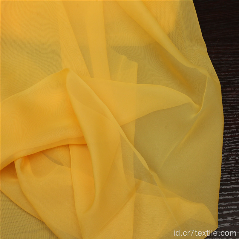 58 Inch 30D Polyester Dicelup Benang Kain Sifon