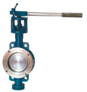 Metallic elastic hard sealing butterfly valve