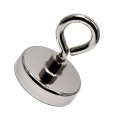 Neodymium pot magnetic hooks with Eyebolt