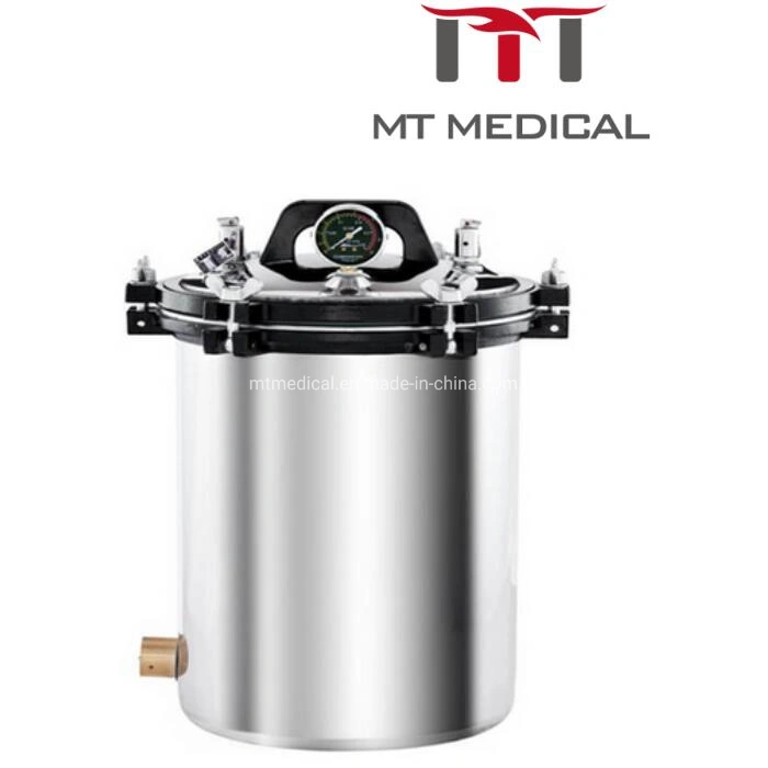 24 Litre Table Type Pressure Steam Medical Hospita Dental Autoclave/Sterilizer