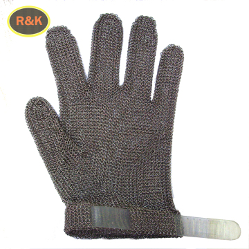 Stainless steel chainmail security glove