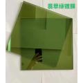 3.2mm 1830*1220mm, green color reflective glass