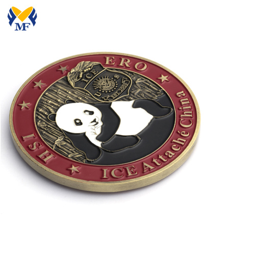 Custom plating paint commemorative coins for sale