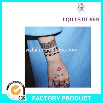 promotion hand tattoo sticker,bracelet shape hand tattoo sticker