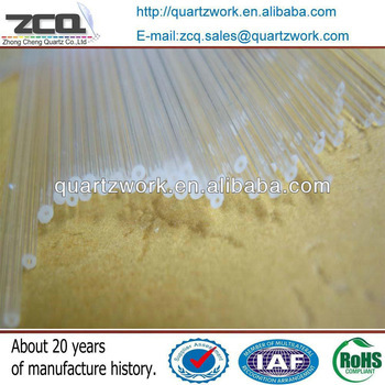 High temperature micro quartz capillary glass tubes