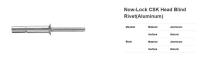 Now-Lock CSK Head Blind Rivet(Aluminum)