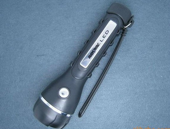 3 led rubber flashlight /plastic led flashlight /