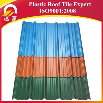 Colorful Trapezoid PVC Roofing Tile