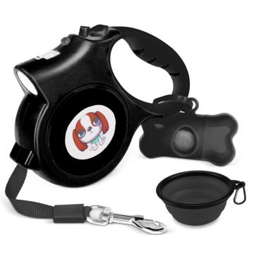 Auto Led Retractable Large Dog Leash