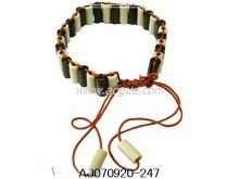 fashion bangle with  wood beads