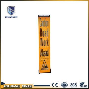 reflective portable traffic warning board