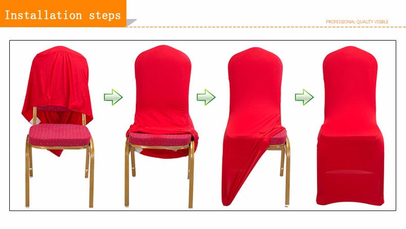 wedding stretch chair covers for wholesale