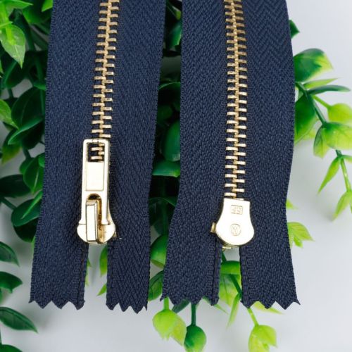 Apparel accessories 10inch brass zippers for sale