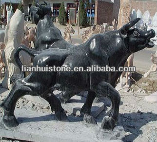 life size marble stone bull statue (customized accept)