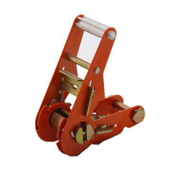 1.5 inch high quality orange spraying plastics ratchet buckle/tie down