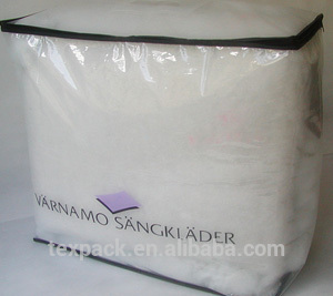 Clear plastic bags with logo, factory bags