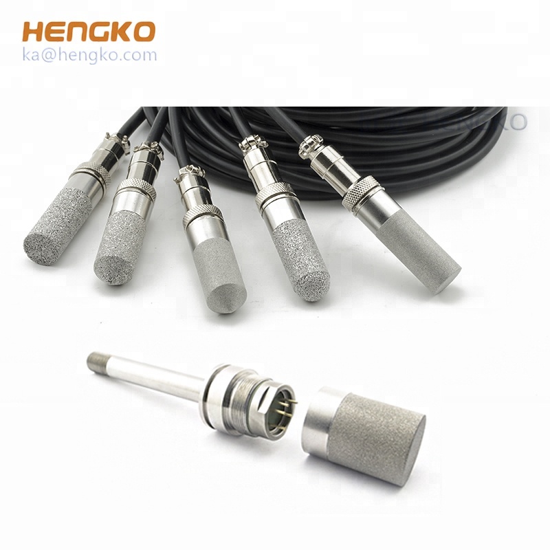 Wholesale custom waterproof SS stainless steel porous housing SHT11 RS485 soil moisture tester meter sensor probe