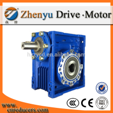 Aluminum Alloy Worm Gear Gearbox NRV for Food Stuff , hollow shaft gearbox