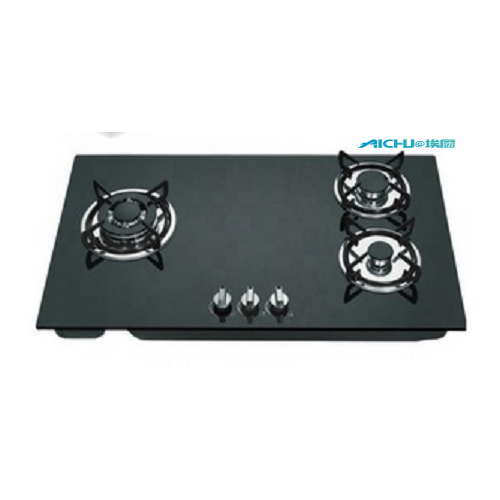 3 BurnerCast Iron Plate Mini Built In GasHob