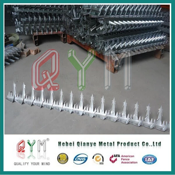 Security Wall Spikes/Steel Anti Climb Spikes/Metal Fence Spikes
